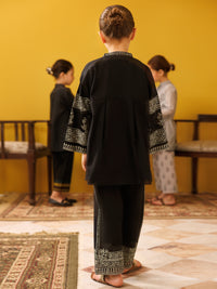 Black Lawn 2 Piece Stitched - ALGR-2PS-LKS-1019
