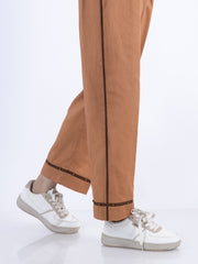 Khaki Cambric Girl Trousers - ALT-T-1027 - Almirah Online