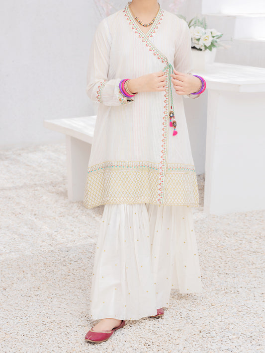 Off White 2 Piece Stitched - ALT-2PS-LKS-1028A