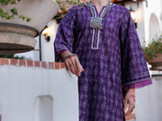 Purple Lawn Tunic - AL-LK-1032