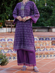 Purple Lawn Tunic - AL-LK-1032