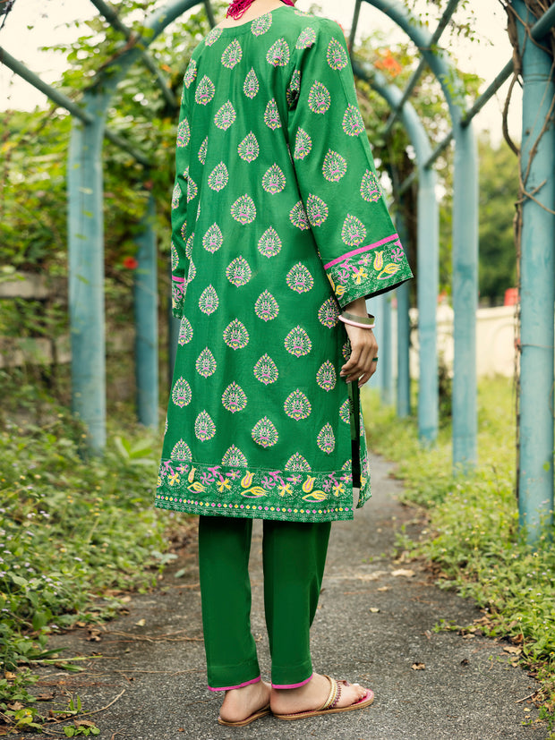 Green Lawn Kurti - AL-LK-1039