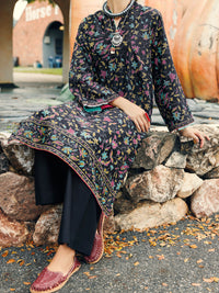 Black Lawn Kurti - AL-LK-1042
