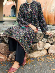 Black Lawn Kurti - AL-LK-1042