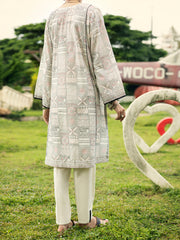 Off White Lawn Kurti - AL-LK-1043