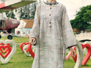 Off White Lawn Kurti - AL-LK-1043