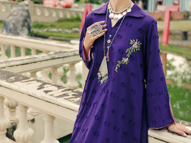 Purple Dobby Kurti - AL-LK-1046