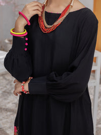 Black Blended 2 Piece Stitched - ALT-2PS-LKS-1071