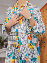 Multicolor Cambric Kurti - ALT-LK-1085