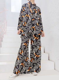 Black Cambric 2 Piece Stitched - ALP-2PS-LKS-1088