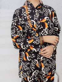 Black Cambric 2 Piece Stitched - ALP-2PS-LKS-1088