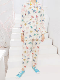 Off White Cambric 2 Piece Stitched - ALP-2PS-LKS-1091