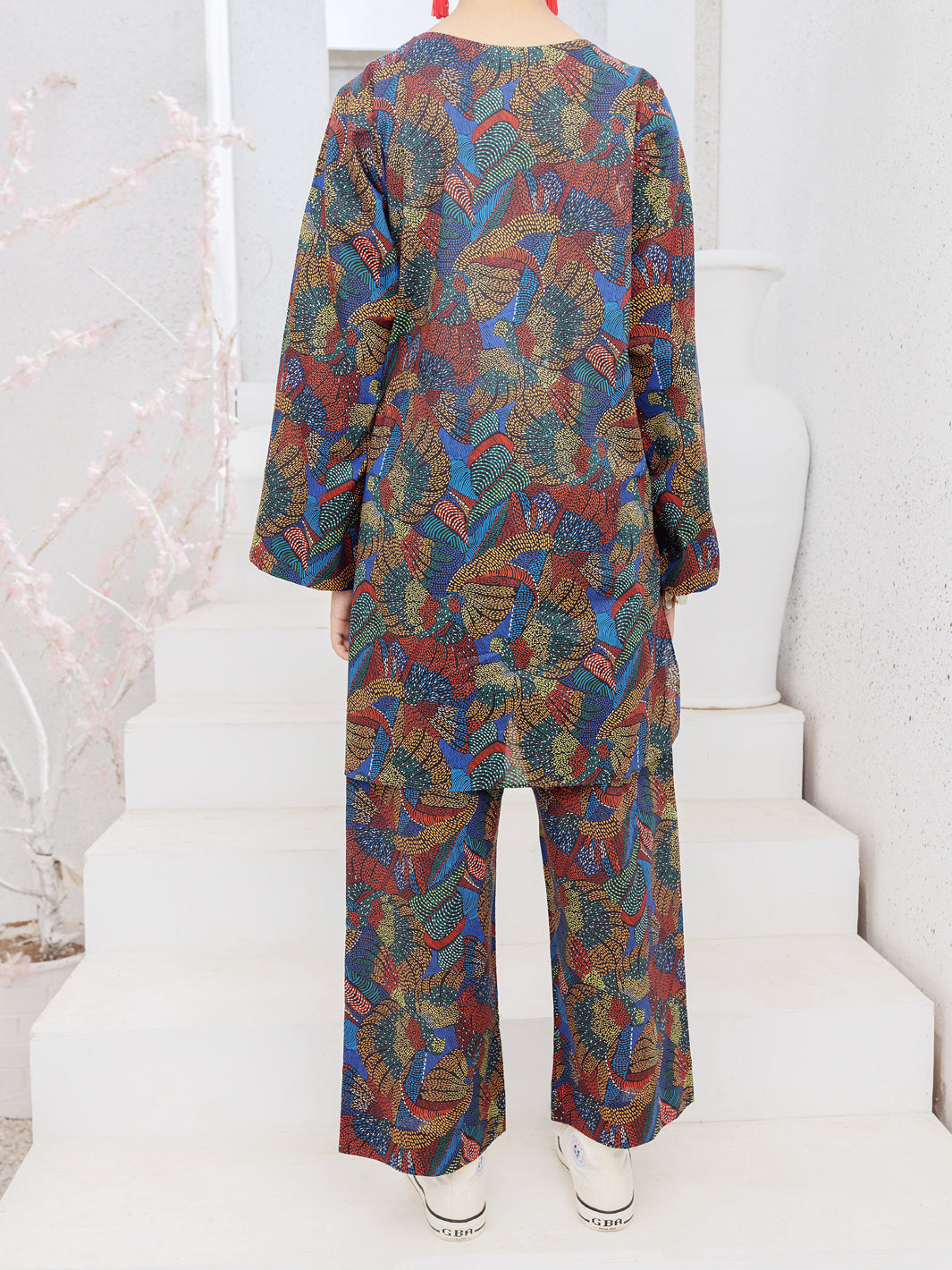 Multicolor Cambric 2 Piece Stitched - ALP-2PS-LKS-1092