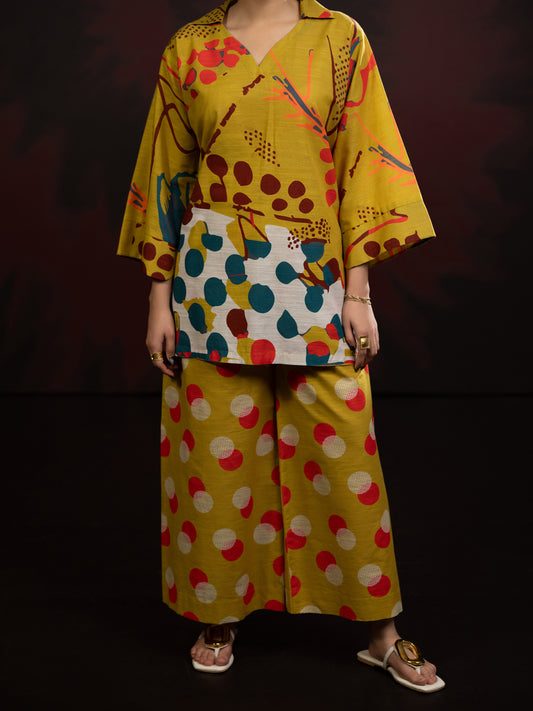 Teal Light Slub Khaddar 2Pc Stitched - AL-2PS-LKS-1094