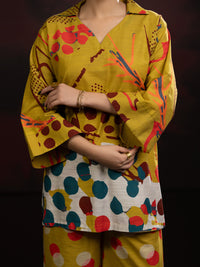 Teal Light Slub Khaddar 2Pc Stitched - AL-2PS-LKS-1094