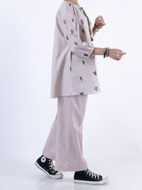 Beige Cambric Kurti - ALT-LK-1096