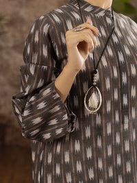Grey Linen Tunic - ALCR-LK-1104
