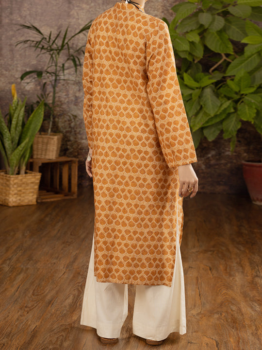 Mustard Linen Tunic - ALCR-LK-1105