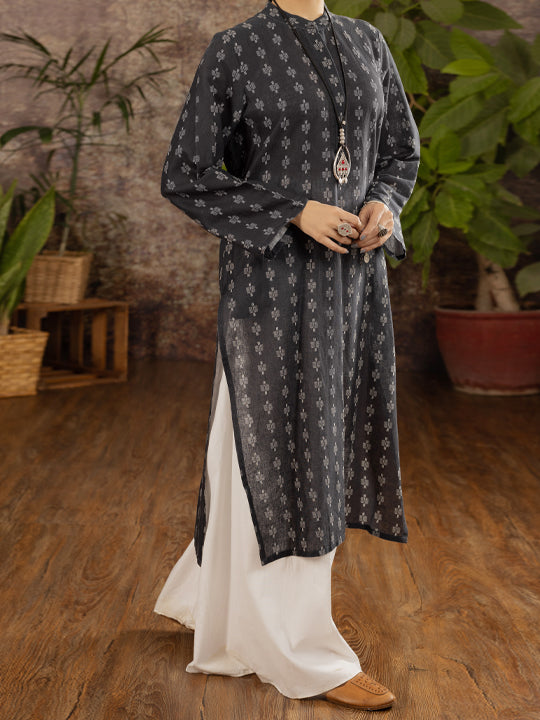 Black Linen Tunic - ALCR-LK-1106