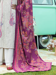 Purple Dobby Shawl - AWP-ST-621