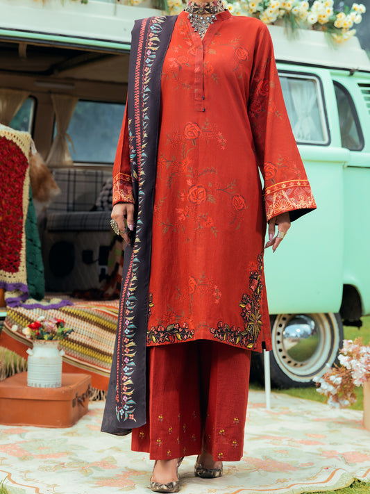 Maroon Khaddar Tunic - AWP-LK-619