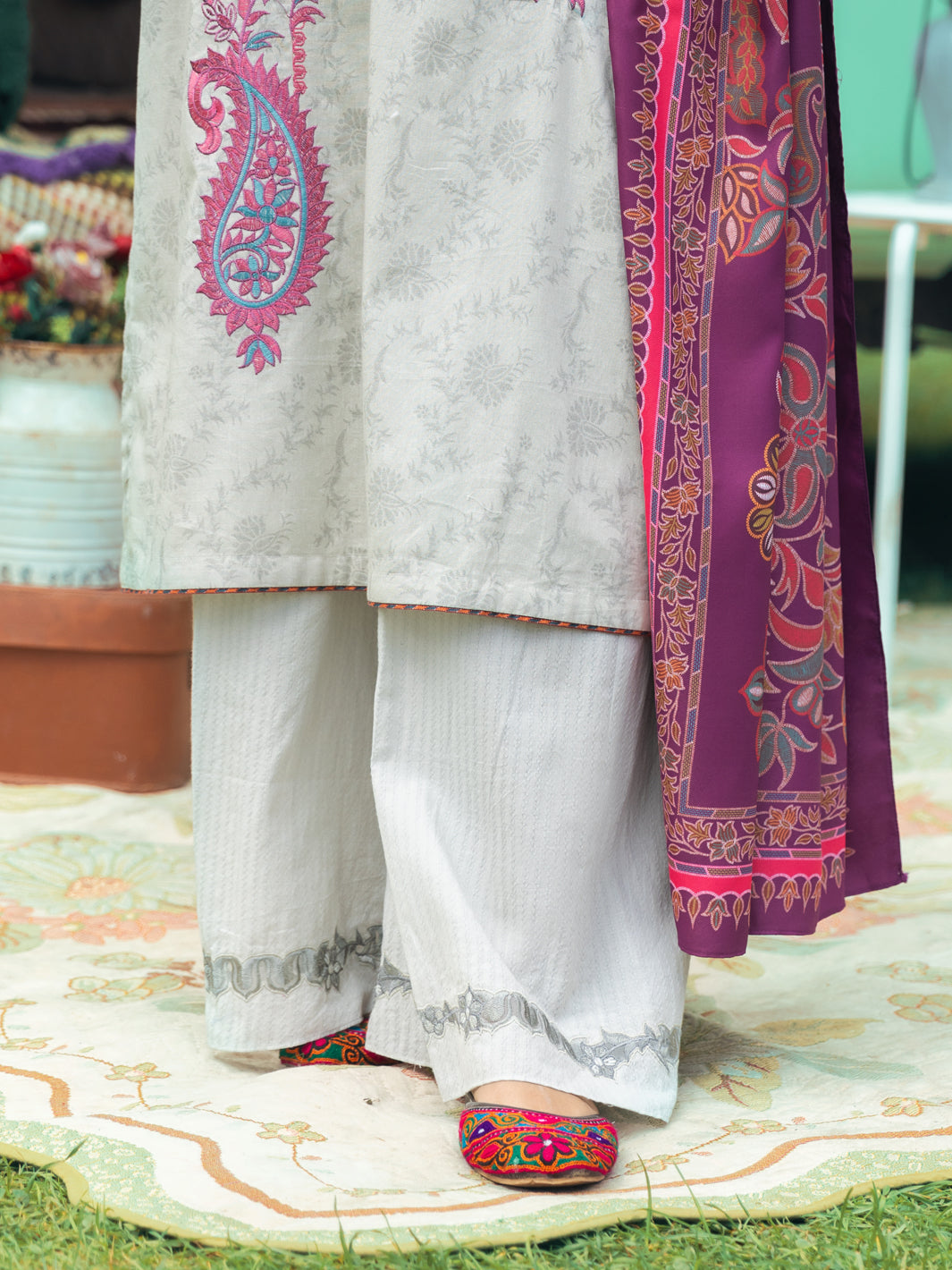 Grey Dobby Trousers - AWP-T-621