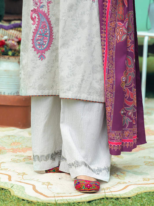 Grey Dobby Trousers - AWP-T-621