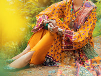 Yellow Cambric 3Pc Unstitched - AWP-3PS-550