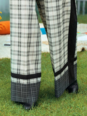 Black & White Yarn Dyed Trousers - AWP-T-595