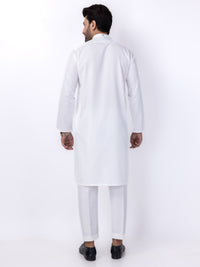 White Blended Kurta - AL-K-1121A
