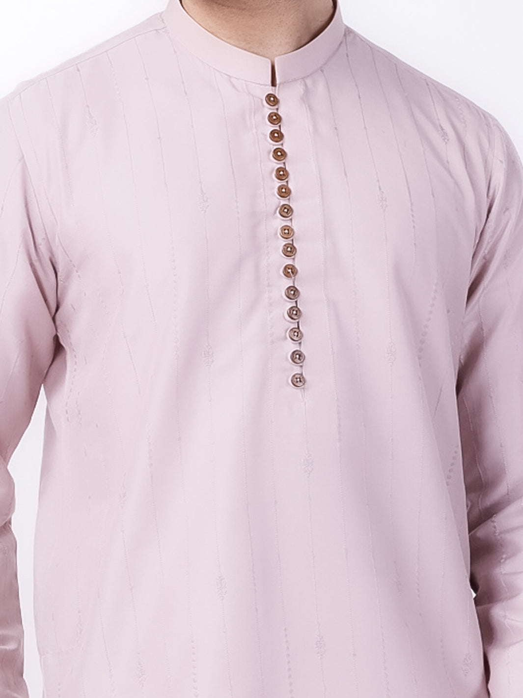 Lilac Blended Kurta - AL-K-1121C - Almirah Online