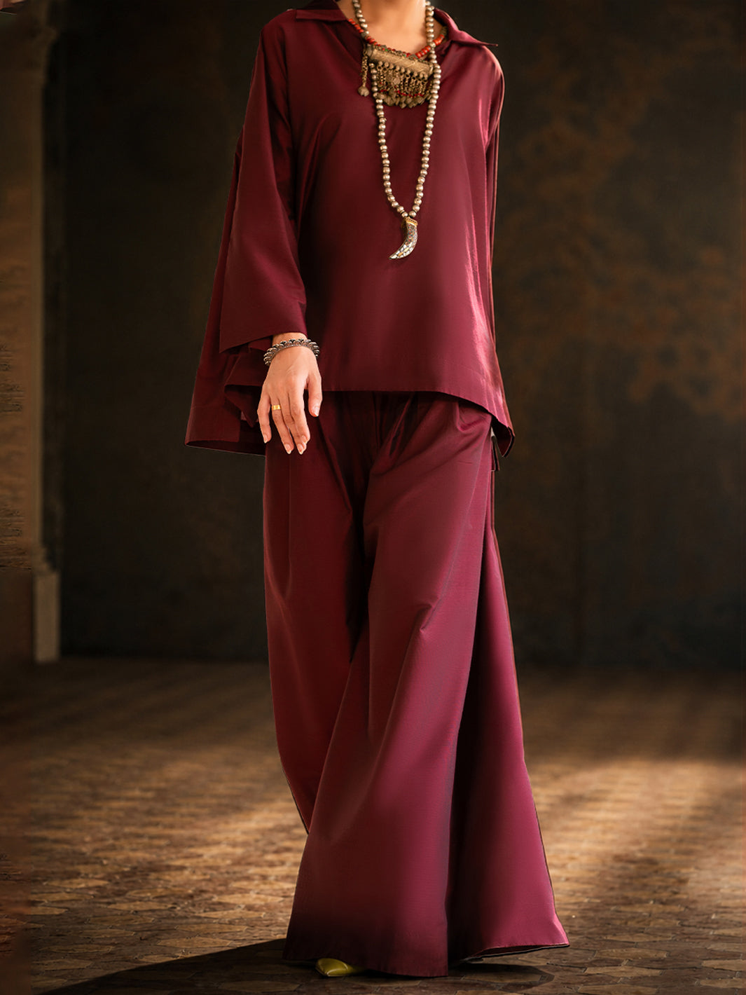 AQEEQ - Yarn Dyed 2Pc Stitched - ALCR-2PS-LKS-1127 Front Main