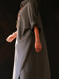 Grey Yarn Dyed 2Pc Stitched - ALCR-2PS-LKS-1130