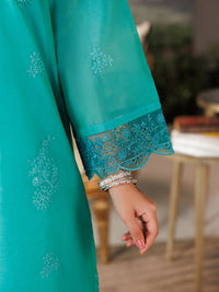 Sea Green Modal 3 Piece Stitched - ALT-3PS-LS-1166