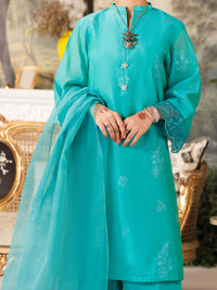 Sea Green Modal 3 Piece Stitched - ALT-3PS-LS-1166