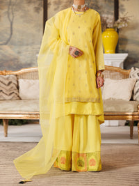 Yellow Swill Foil Formal 3Pc Stitched - ALT-3PS-LS-1169