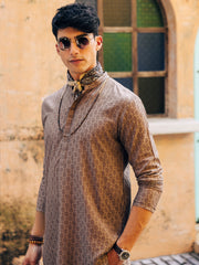 Green Cotton Kurta - AL-K-1181