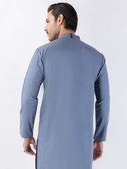 Grey Blended Kurta - AL-K-1222