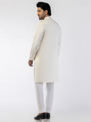 Off White Blended Kurta - AL-K-1243