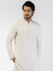 Off White Blended Kurta - AL-K-1243A