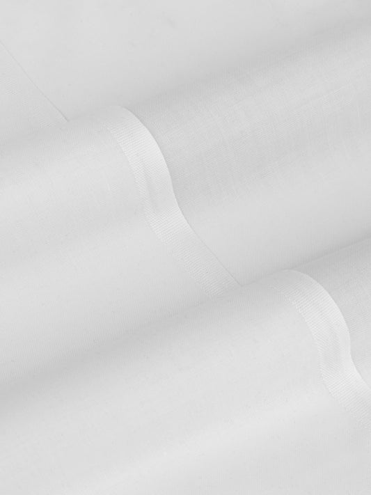 Off White Blended Unstitched Fabric - AL-UN-JHR-15042