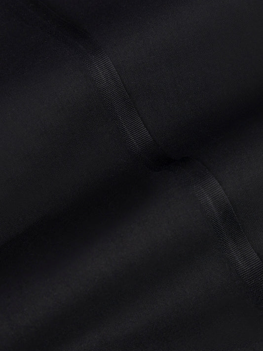 Black Blended Unstitched Fabric - AL-UN-JHR-15042