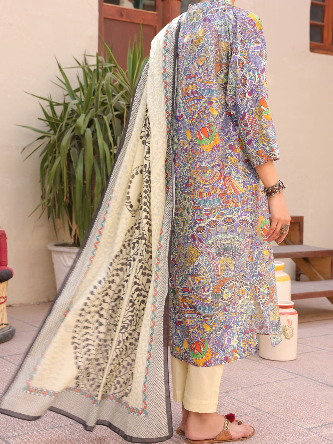 Multicolor Lawn 3Pc Unstitched - ALP-3PS-1609