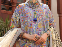 Multicolor Lawn 3Pc Unstitched - ALP-3PS-1609