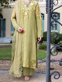 Pistachio Green Maple Silk 3Pc Unstitched - ALP-3PS-1656