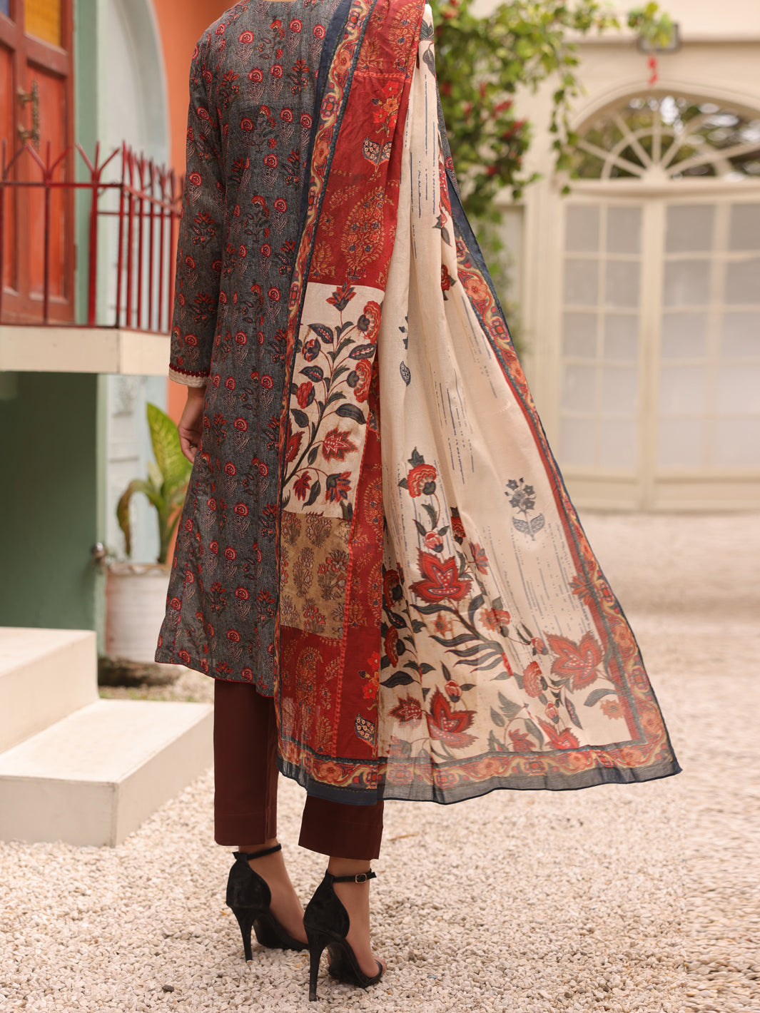 Sage Green Lawn 3Pc Unstitched - ALP-3PS-1675