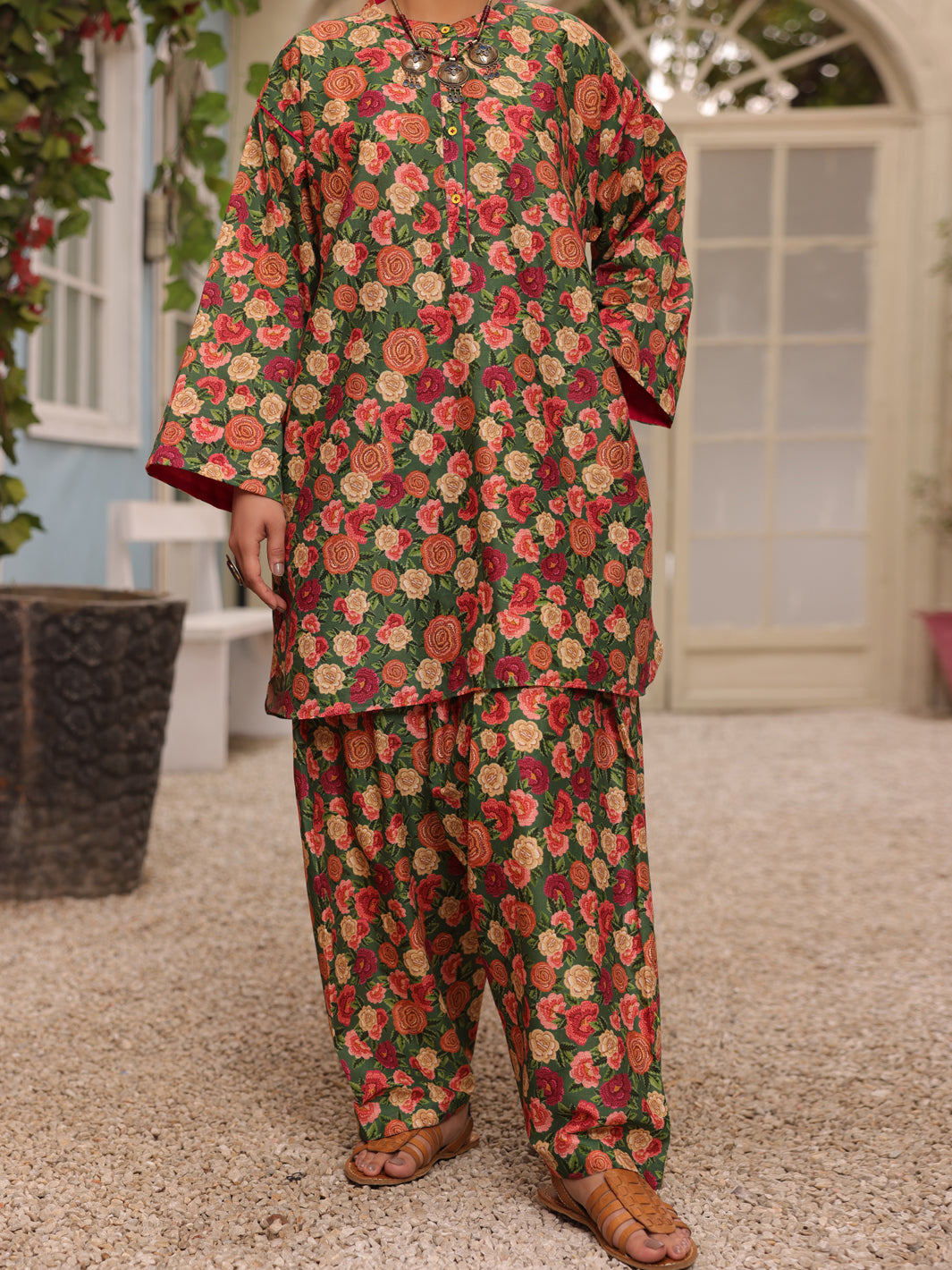 Green Lawn 2Pc Unstitched - ALP-2PS-1680
