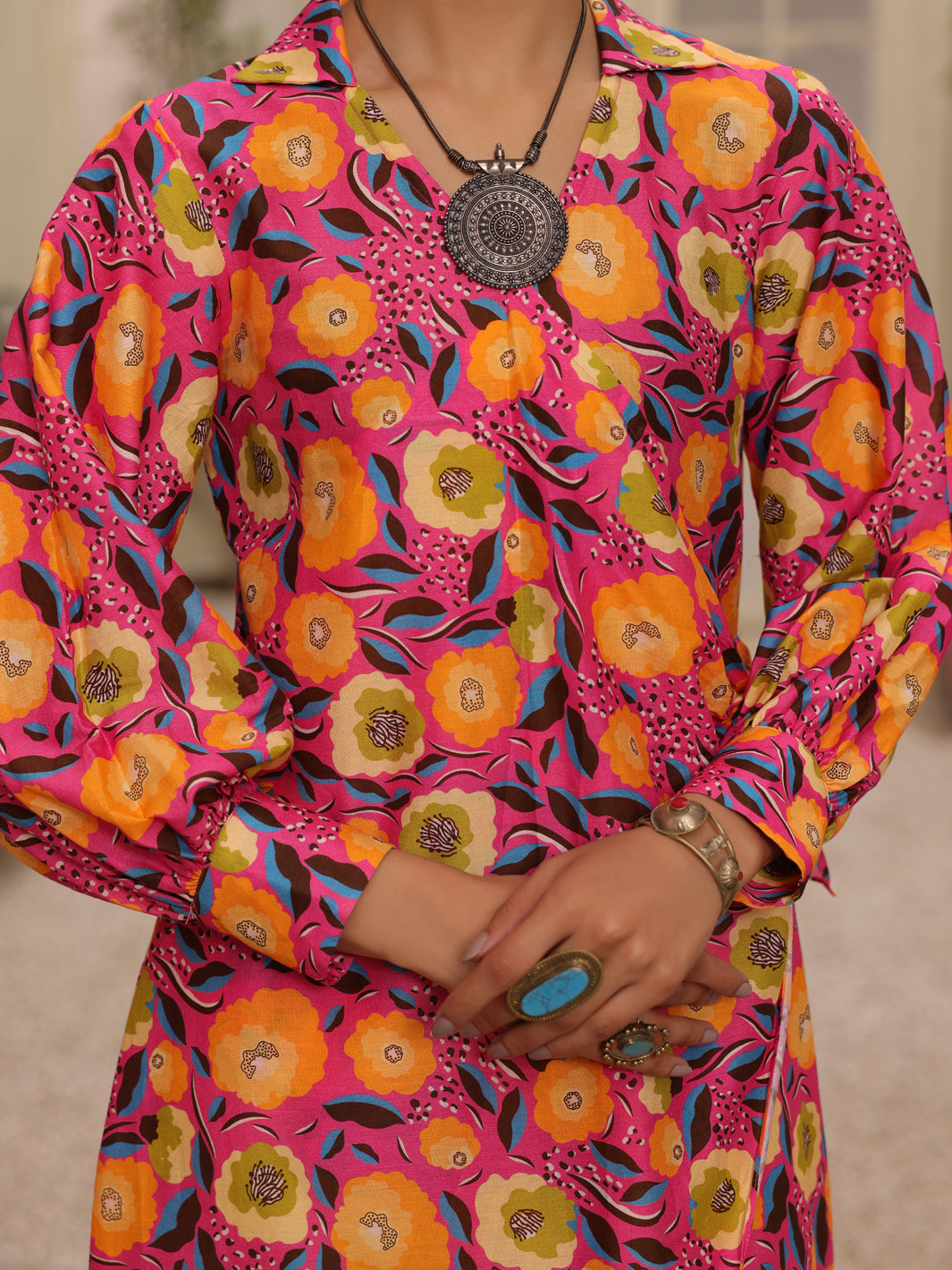 Fuchsia Lawn 2Pc Unstitched - ALP-2PS-1681