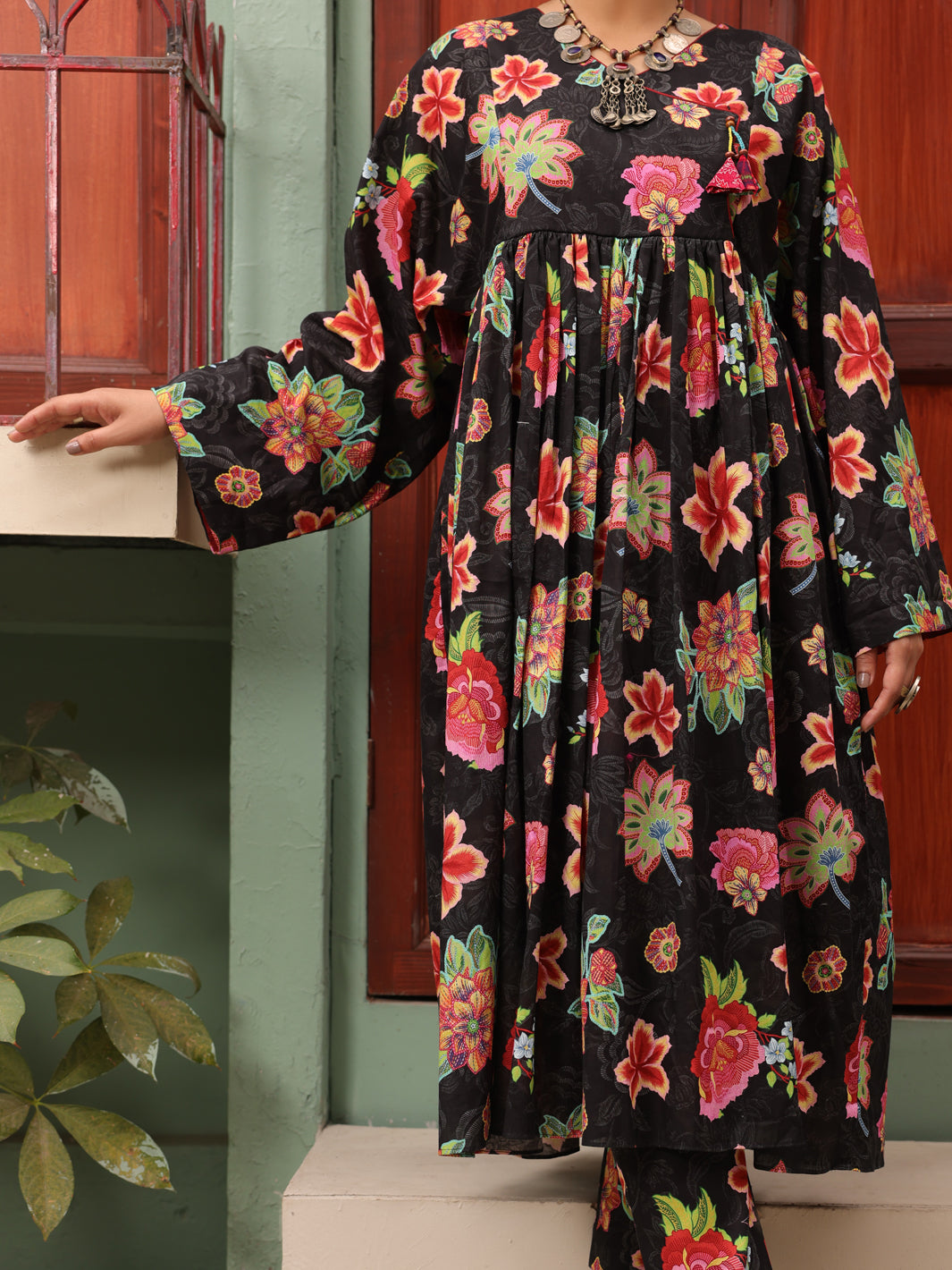 Black Lawn 2Pc Unstitched - ALP-2PS-1685
