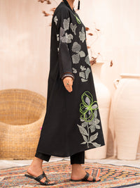 Black Cambric 2Pc Stitched - ALP-2PS-LKS-1706B